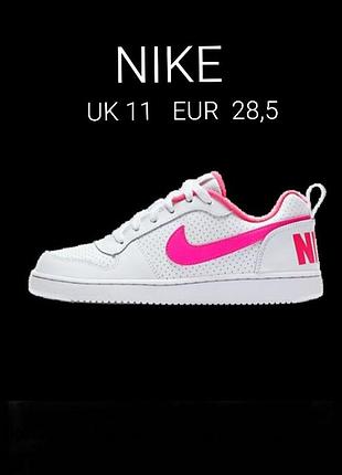 Шкіряні стильні кросівки бренду nike court borough low   uk  11   eur  28,5