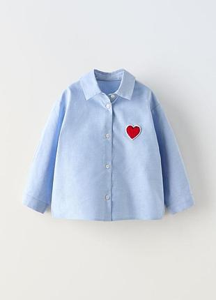 Рубашка zara на девочку