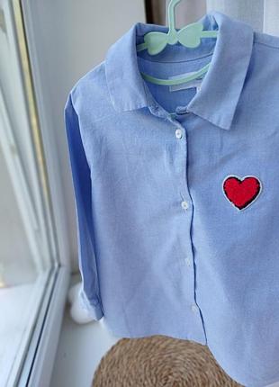 Рубашка zara на девочку 4