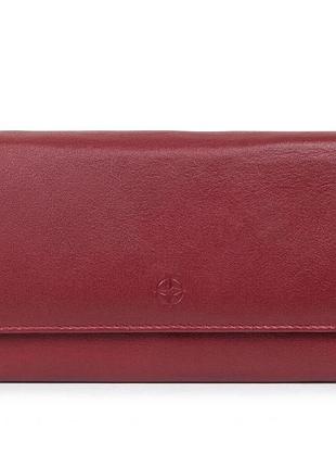 Женский кошелек tony perotti натуральная кожа cortina 5048 rosso (90317) красный