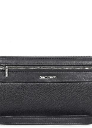 Мужской клатч tony perotti new contatto 9323 nero (90425) черный
