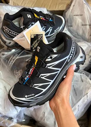 Salomon s lab xt-6 gore-tex black white