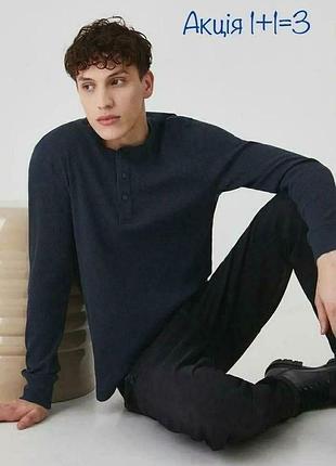 Лонгслив m&amp;s collection темно синего цвета свитер свитшот кофта