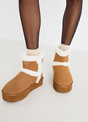 Жіночі ботінки в стилі ugg, розмір 40, стан ідеальний
