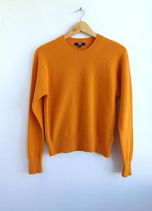 Светр р.s uniqlo джемпер 100% вовна жіночий, заміри