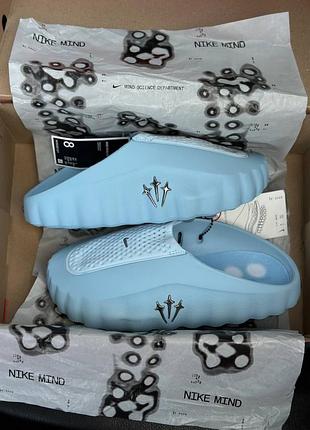 👟 шльопанці  nike mind 001 x drake’s nocta "blue whisper"     / наложка bs👟