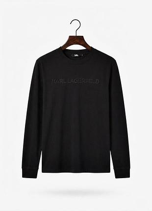 Лонгслів karl lagerfeld оригінал м-l чорний