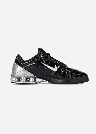 Черные мужские кроссовки nike total 90 shox magia black silver х шокс 40