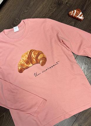 Лонгслів рожевий croissant розмір м