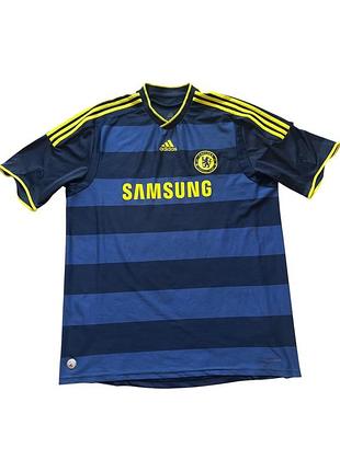 Футбольна футболка chelsea (челсі) 2009-2010 гостьова/третє, adidas, розмір xxl