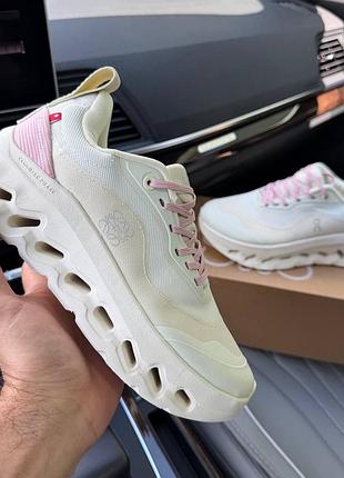 On cloudtilt x loewe cream pink