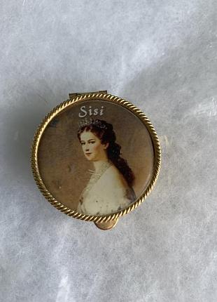Вінтажна таблетниця / шкатулка «sisi» (імператриця сісі, австрія)