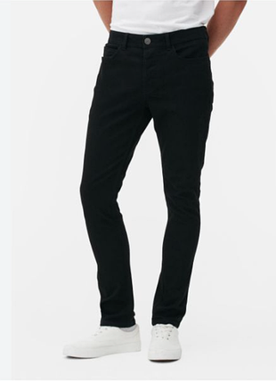 Cтильные стрейч джинсы, primark denim co slim fit. w36/l32
