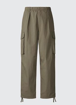Широкі штани карго парашути uniqlo