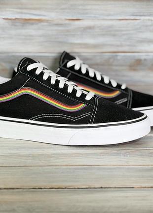 Vans rainbow drip old skool оригінальні кеди