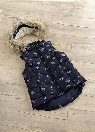 Жилет для дівчинки h&m 122-128