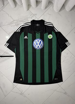 Оригінальна вінтажна футбольна форма adidas vfl wolfsburg 2010/11 3xl volkswagen