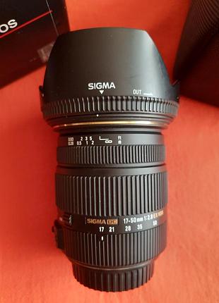 Sigma 17-50 f2,8 ex dc os