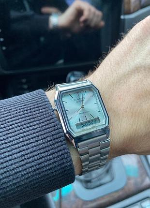 Casio aq-230 - стильний комбінований годинник