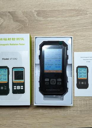 Детектор електромагнітного поля vt-er2, тестер emf, вимірювач rf випромінювання