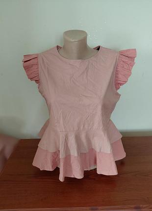 Блузка из экокожи zara