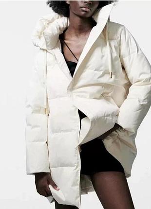 Стильний пуховик zara