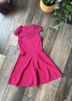 Сукня фуксія силуетна яскрава стильна рожева zara next george h&m m&s