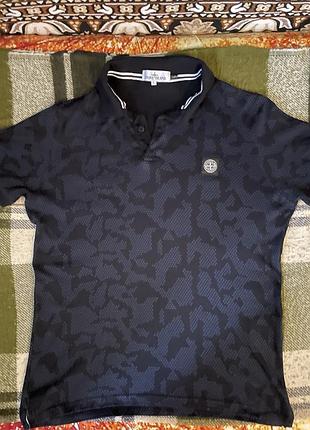 Чоловіча футболка stone island поло.