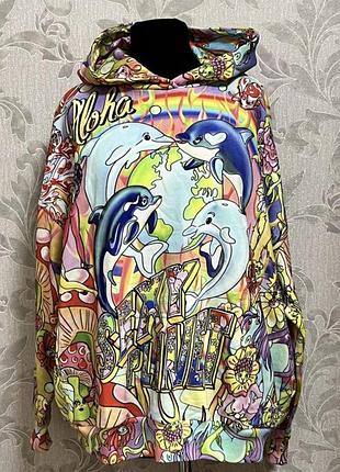 Desigual  «sexy planet»  оверсайз худі з лімітованої колекції