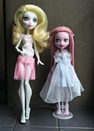 Куклы monster high комплект лагуна и кепли