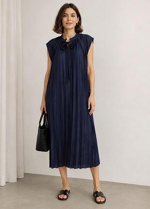 2026 рік! довга сукня arket pleated jersey dress,