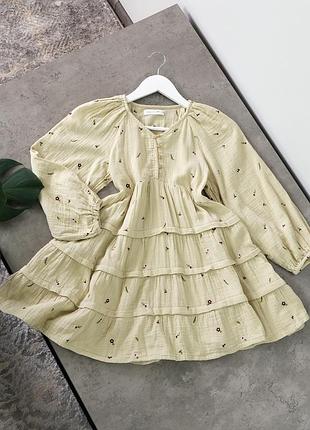 Сукня з вишивкою для дівчинки zara
