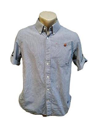 Рубашка g-star raw мужская в клетку с коротким рукавом s