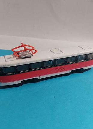 Игрушка,  трамвай,  маштабная модель,  1/87, заводная