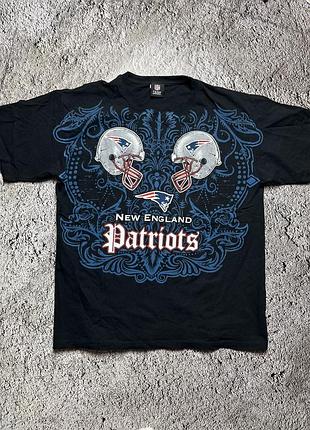 New england patriots nfl y2k mma style affliction tee вінтажна футболка американського футболу