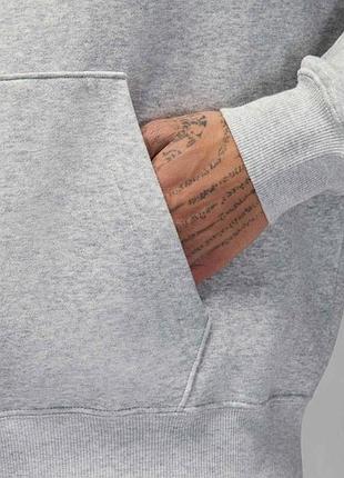 Кофта чоловіча jordan brooklyn fleece oversized full-zip (ib7231-050) 5