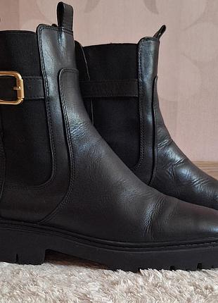 Шкіряні челсі zara