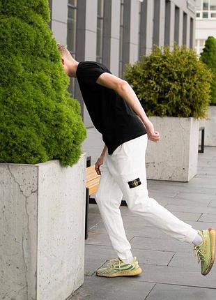 ◻️джогери stone island white ◻️