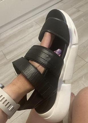 Комфортні шкіряні босоніжки на платформі 🍭сандалі р 40/26см данія shoe the bear copenhagen