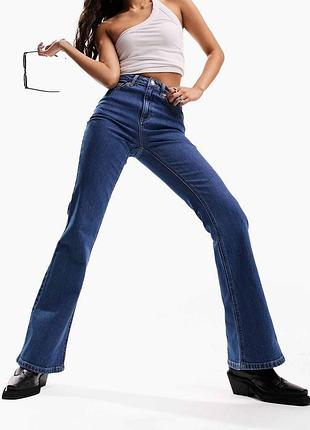 Джинси кльош висока посадка asos