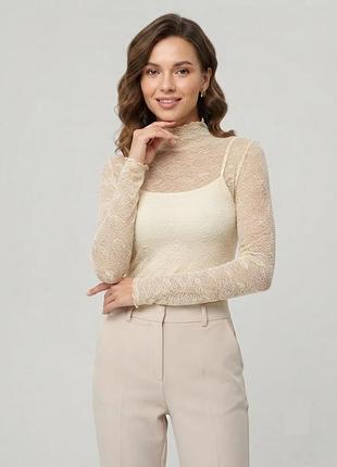 Елегантна ажурна кофтинка 10145