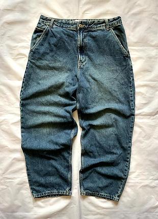 Джинси скейтерські базові bershka skater baggy jeans