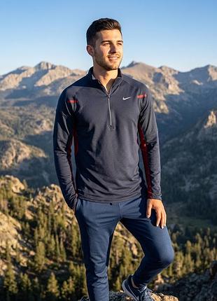 Nike dri-fit фирменный лонгслив, реглан женский (m)