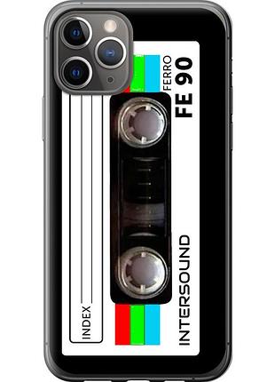 Чехол 2d пластиковый на телефон iphone 11 pro кассета с90 "4894t-1788-58250"