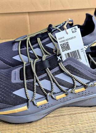Оригинальный 100% мужские трекинговые кроссовки adidas terrex voyager 21 travel grey (размер 42-26,5см)
