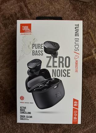 Беспроводные наушники jbl tune buds black