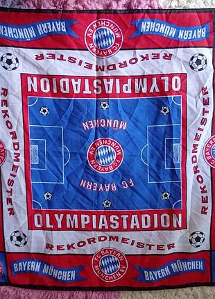 Винтажный шейный платок или бандана fc bayern münchen с изображением плана олимпийского стадиона