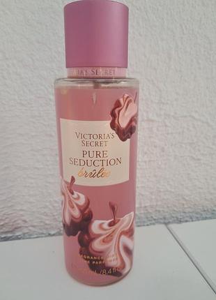 Парфюмированный спрей, мист victoria’s secret pure seduction brulee fragrance mist 250 мл
