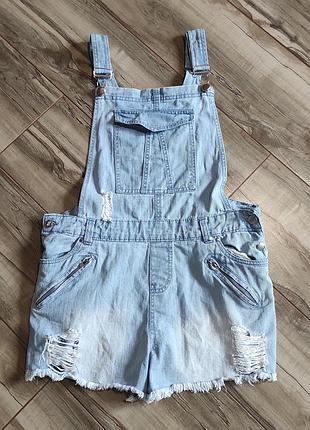 Джинсовий комбінезон з шортами select l / 40 (uk 12)