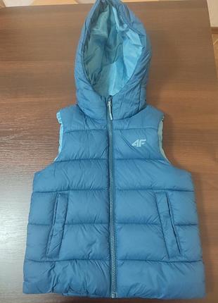Жилетка дитяча 4f 134 см (8–9 років) з капюшоном